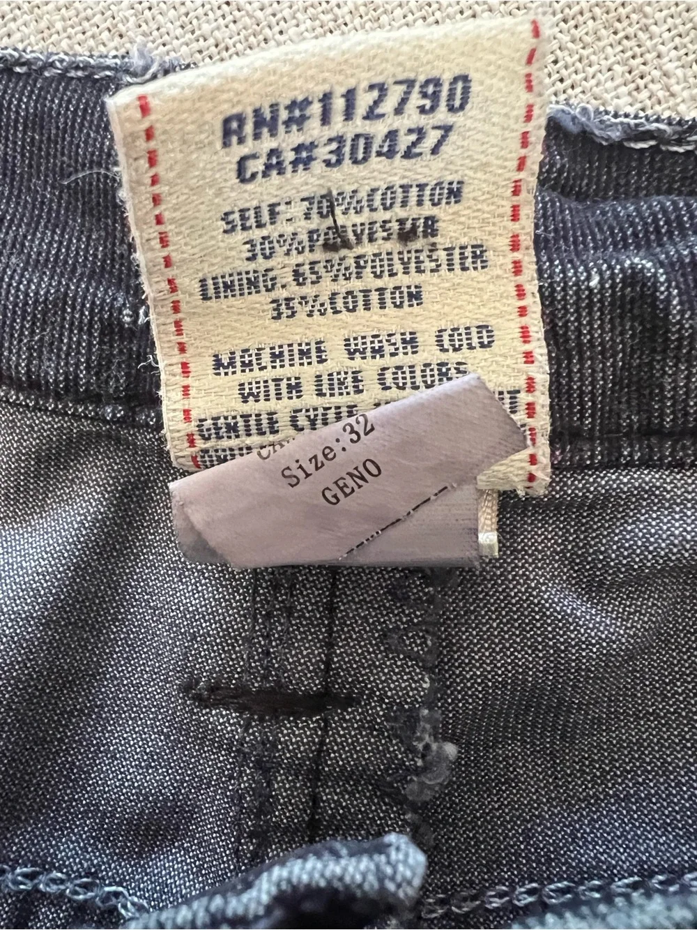 True Religion Men's gray corduroy Pants size 32 W 29 inseam